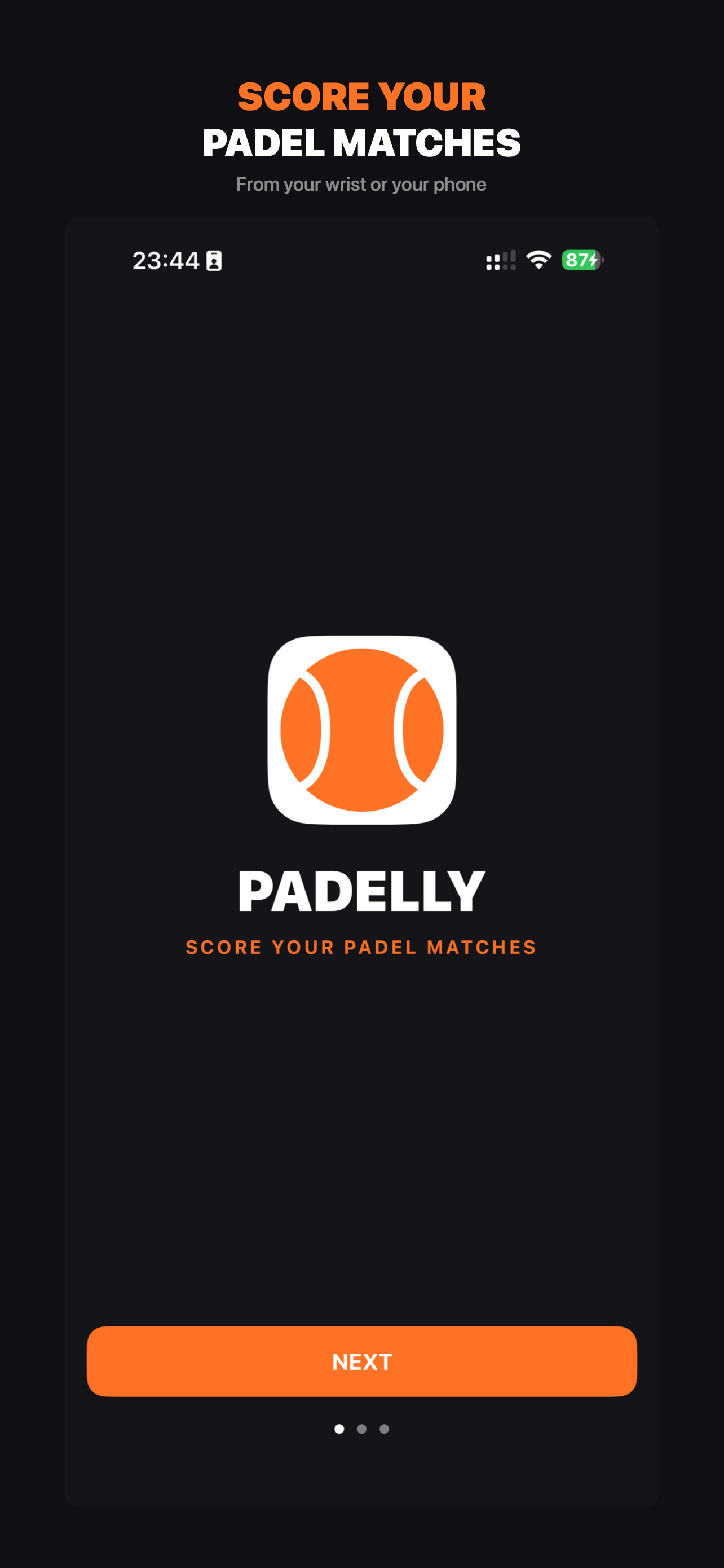 Padelly Screenshot