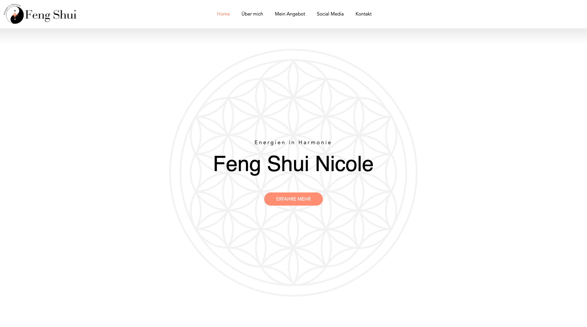 Fengshui Nicole Website Screenshot