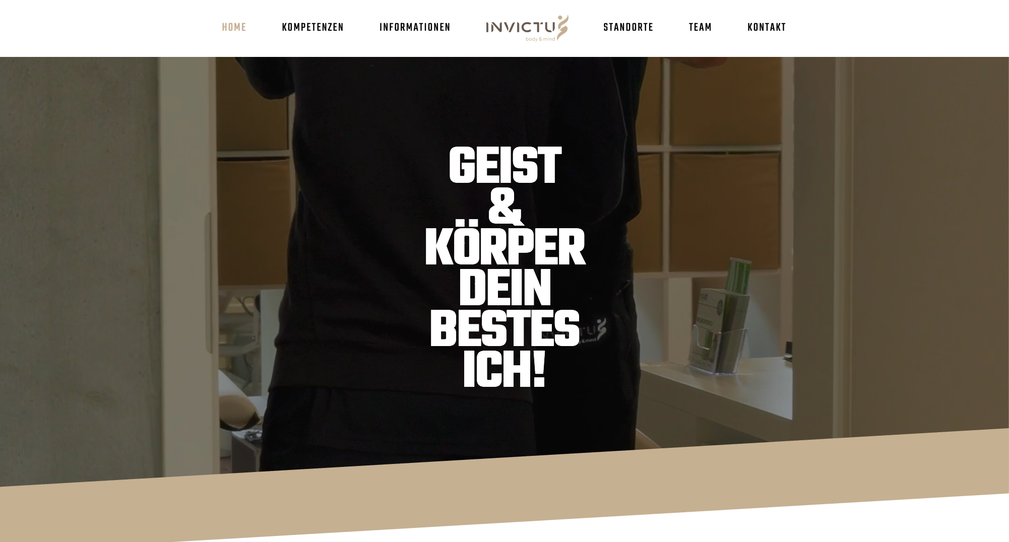 Invictus Physio Website Screenshot