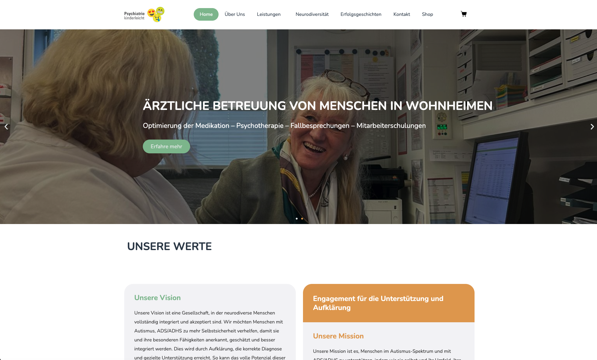 Psyche Verstehen Website Screenshot